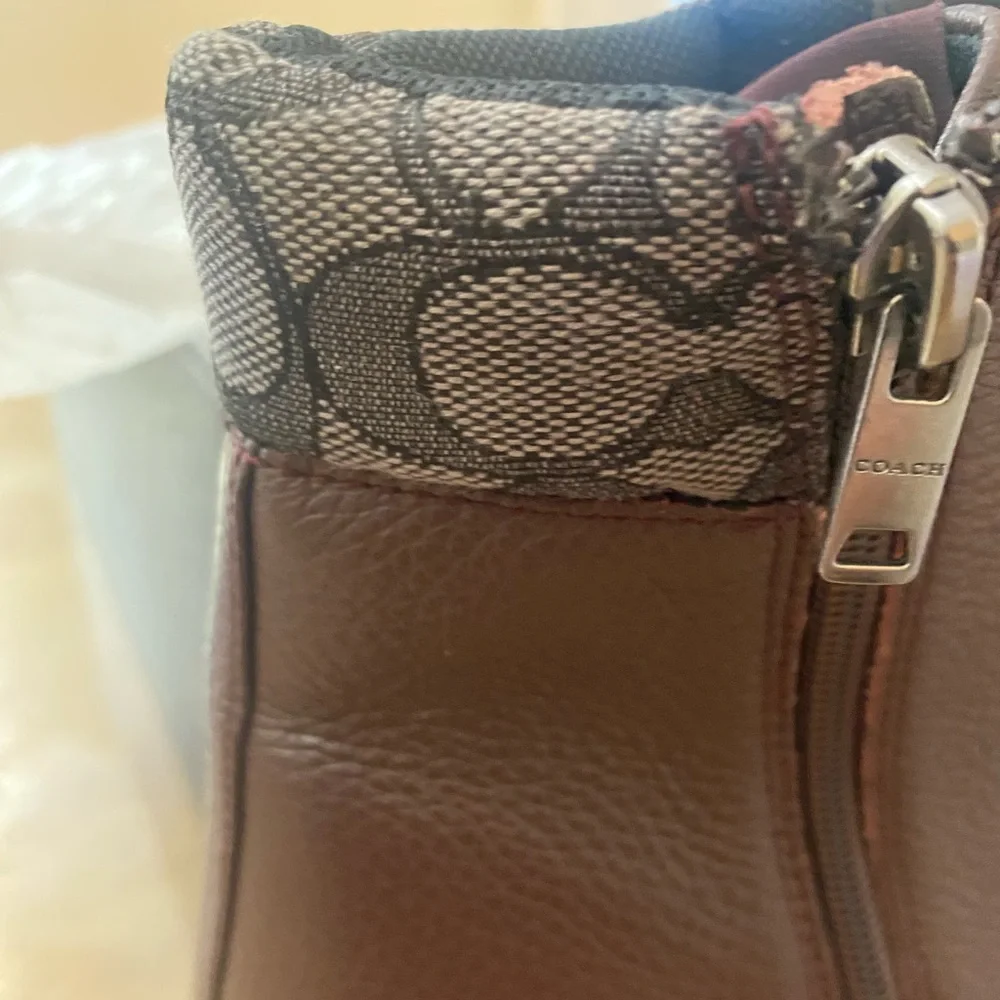 Men's Coach Citysole Oxblood Brown Boot NEW 
Size 7.5 D - Picture 5 of 7